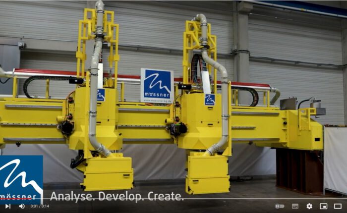 20220622 Sägeanlage zur Bearbeitung von Aluminiumplatten